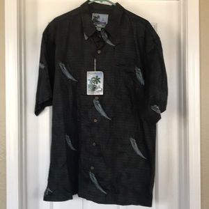 Aftco bluewater short sleeve button down XL